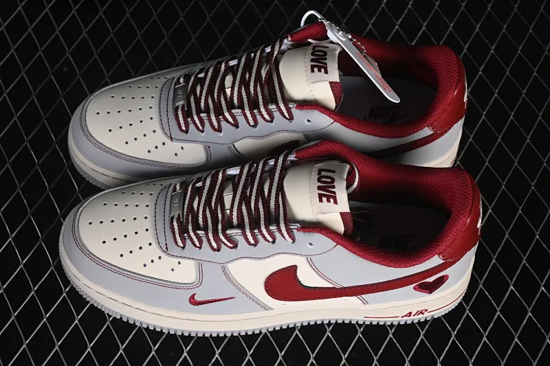 All Categories Nk Air Force 1 Air Force Series Nk Air Force 1 Low Air Force Low Nike Air Force 1'07 Low Valentine's Day Limited Soot Red Marks Air Force One Low Casual Shoes NH0601-540